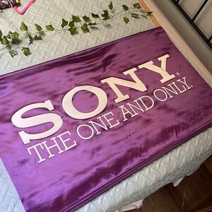 🎶 Vintage Sony ~ “The One And Only” Wall Tapestry